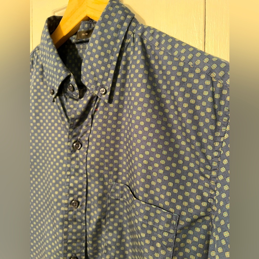 J. Crew Slim Fit size Small Button-Down in Geometric Print